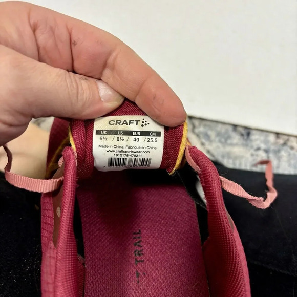 Craft Sportswear Women's ADV Nordic Speed 2 Trail Running Shoes 6.5 PRE OWNED - Picture 6 of 7